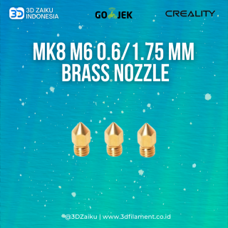 Original Creality 3D Printer MK8 M6 0.6/1.75 mm Brass Nozzle